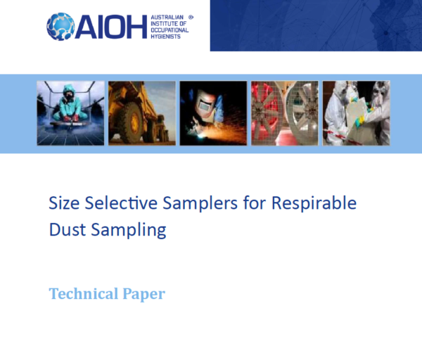 AIOH  Technical Paper– Size Selective Samplers for Respirable Dust Sampling - (2024)